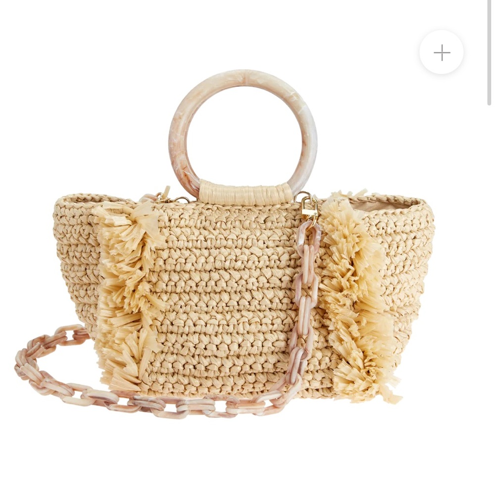 Carolina Santo Domingo Raffia Tote